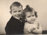 Familiealbum Sdb020 4  1948 03 I Horsens til oldemors 80 års dag i marts 1948
